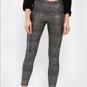 Metallic Foil Leggings